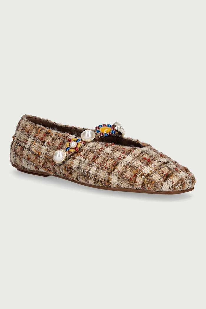 Jeffrey Campbell Baleriny Amarissa-2 beżowy JC.1528.7.4
