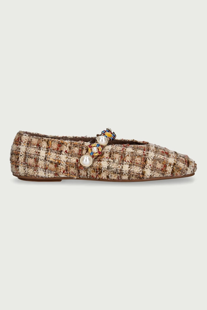 Jeffrey Campbell Baleriny Amarissa-2 JC.1528.7.4 beżowy ZW26