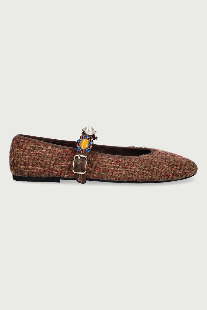 Jeffrey Campbell Baleriny Amarissa JC.1667.3.1 brązowy ZW26