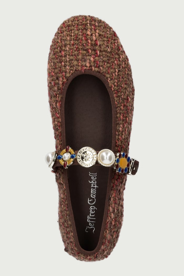 Baleriny Amarissa Jeffrey Campbell JC.1667.3.1 brązowy