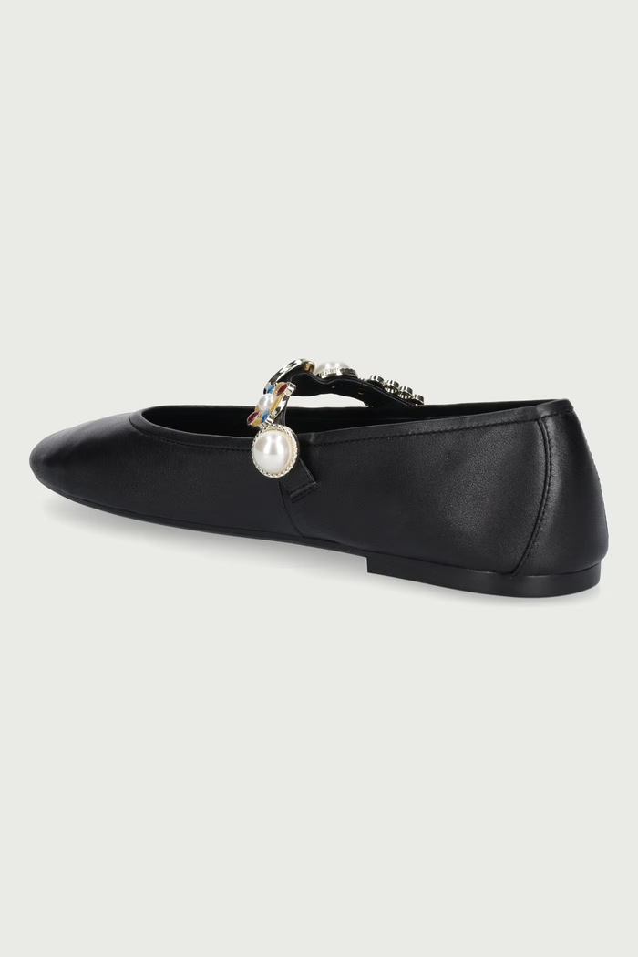Obuwie Jeffrey Campbell Baleriny skórzane Amarissa JC.1667.2.9 czarny
