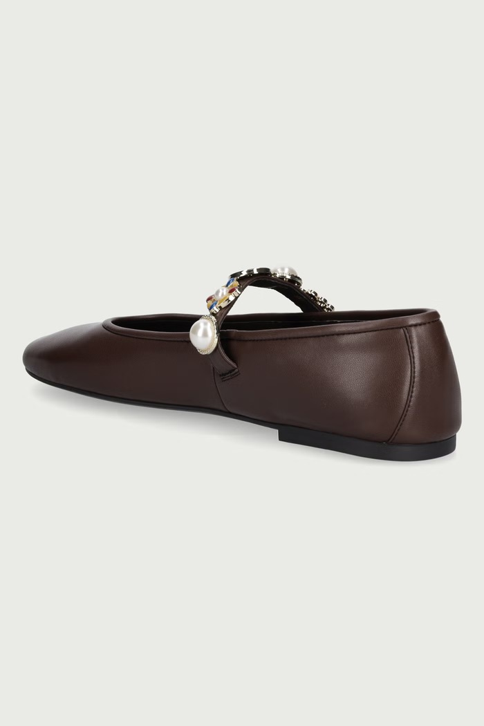 Obuwie Jeffrey Campbell Baleriny Amarissa JC.1667.2.7 brązowy