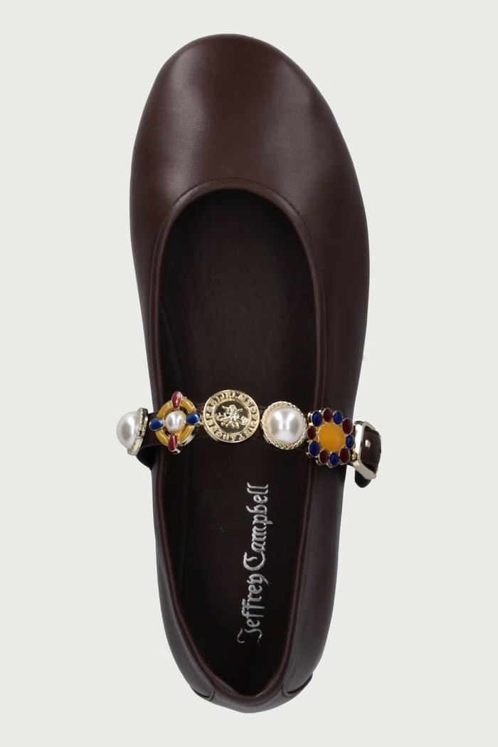 Baleriny Amarissa Jeffrey Campbell JC.1667.2.7 brązowy