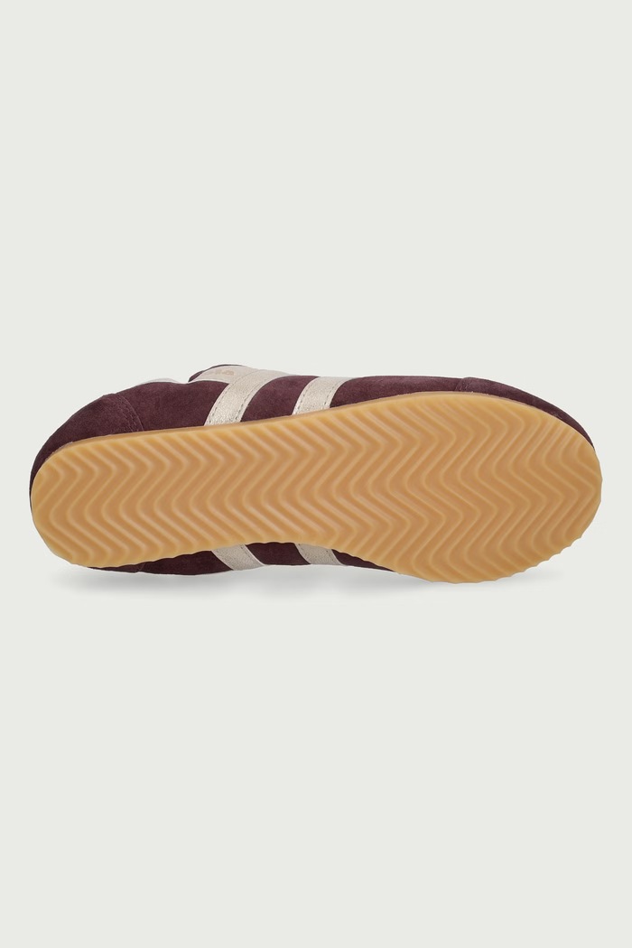 Aurora Trainer sneakersy damskie zamszowe Gola bordowy CLB929YT