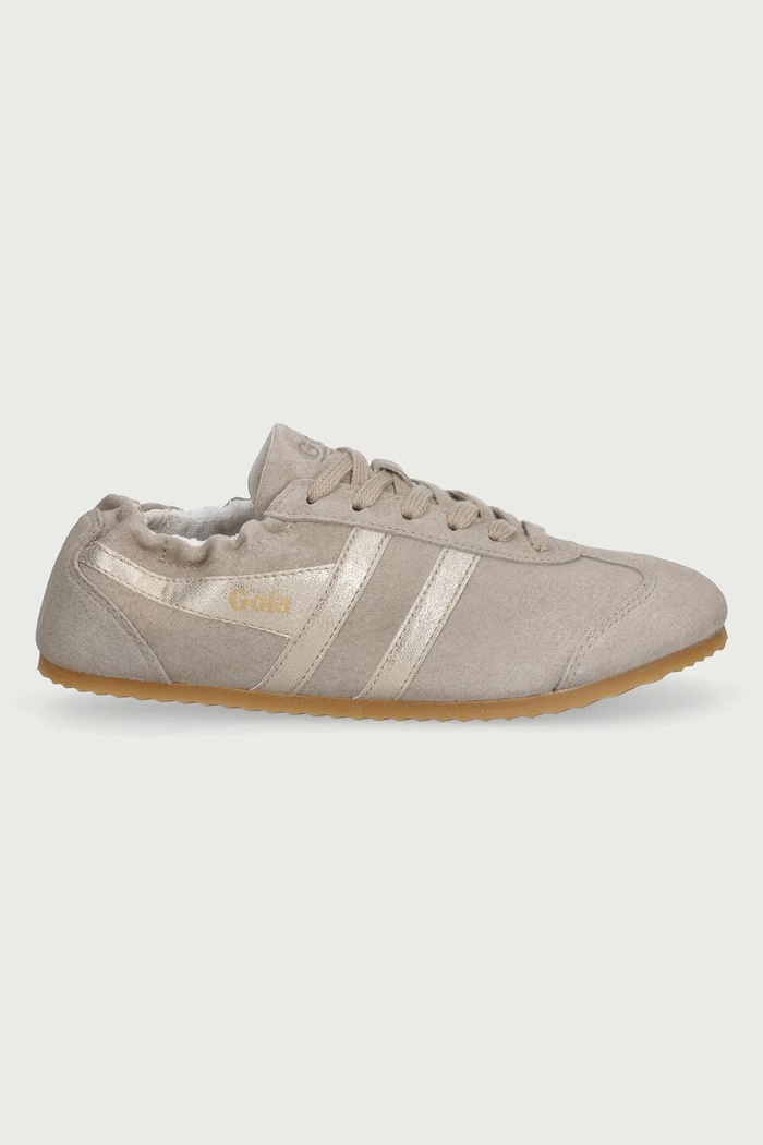 Gola Aurora Trainer sneakersy damskie zamszowe CLB929CY beżowy ZW26