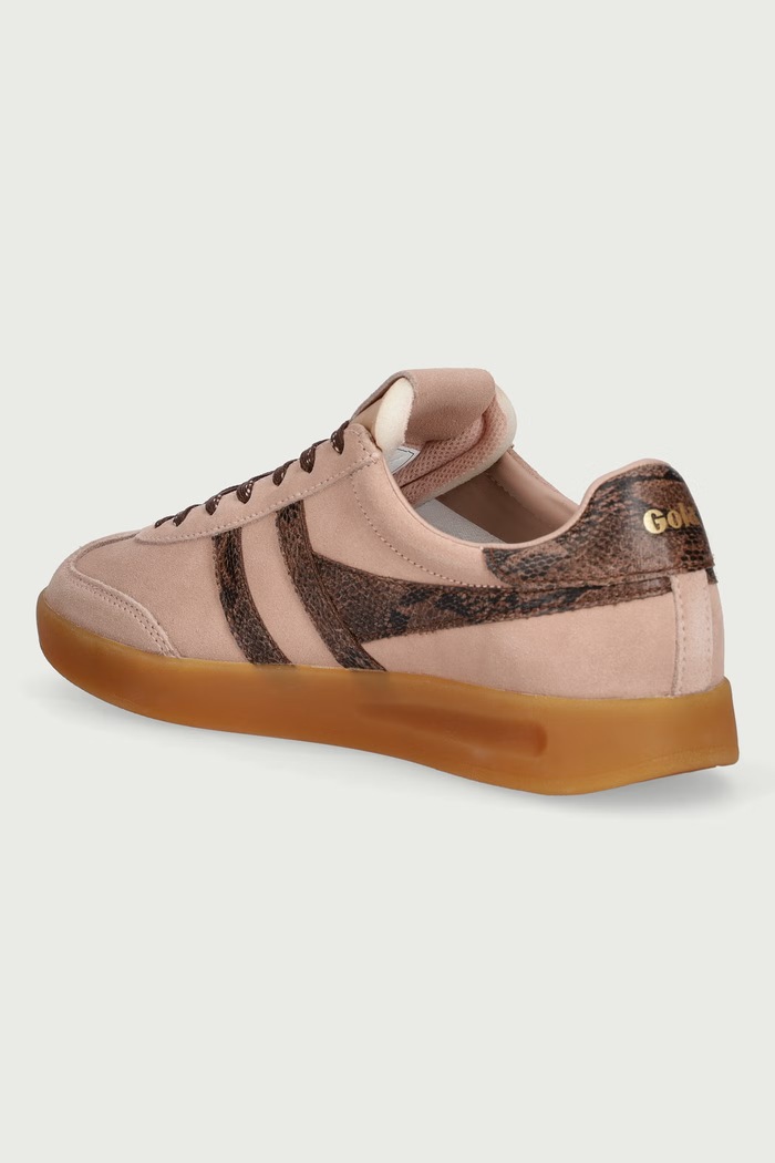 Obuwie Gola Cyclone Snake Trainer sneakersy damskie zamszowe CLB919LC pomarańczowy