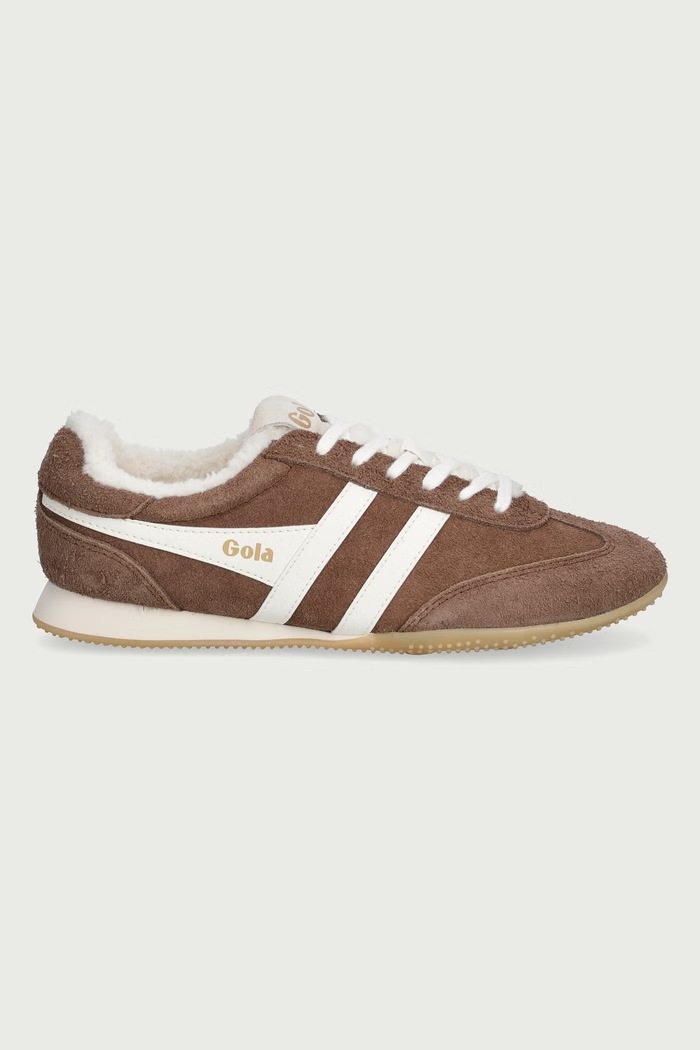 Gola Sprinter Summit Trainer sneakersy damskie zamszowe CLB913FW brązowy ZW26