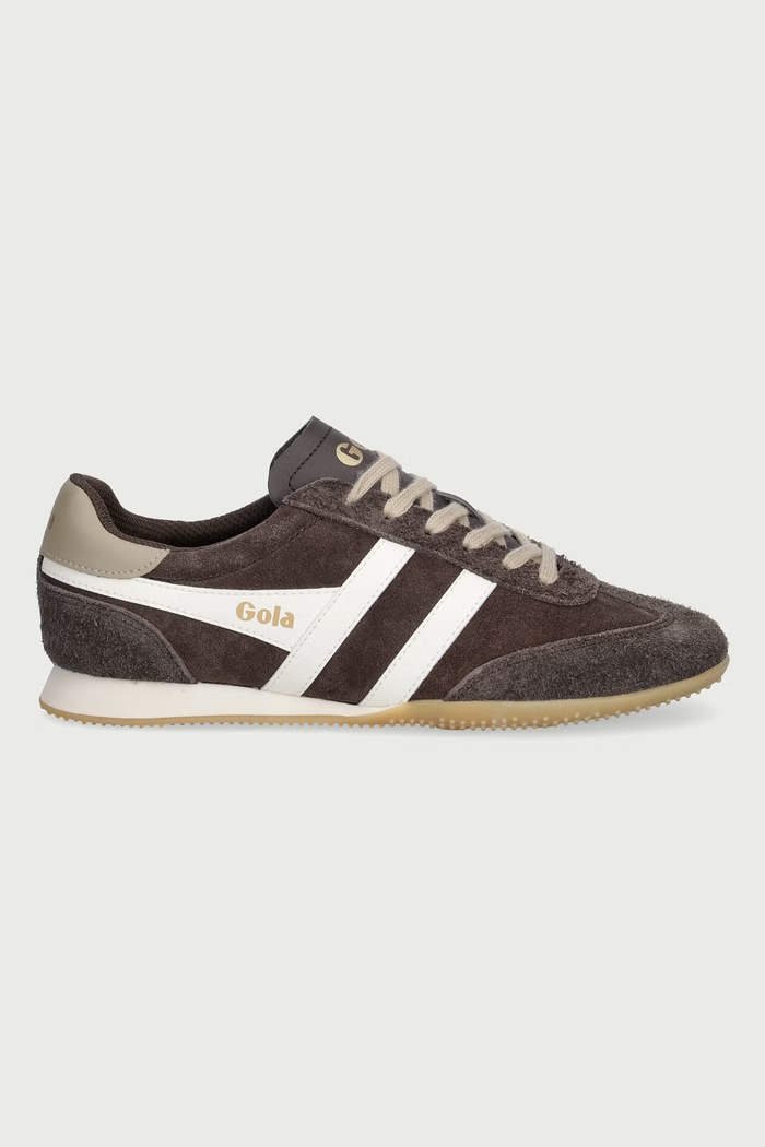 Gola Sprinter Suede Trainer sneakersy damskie zamszowe CLB912FW brązowy ZW26
