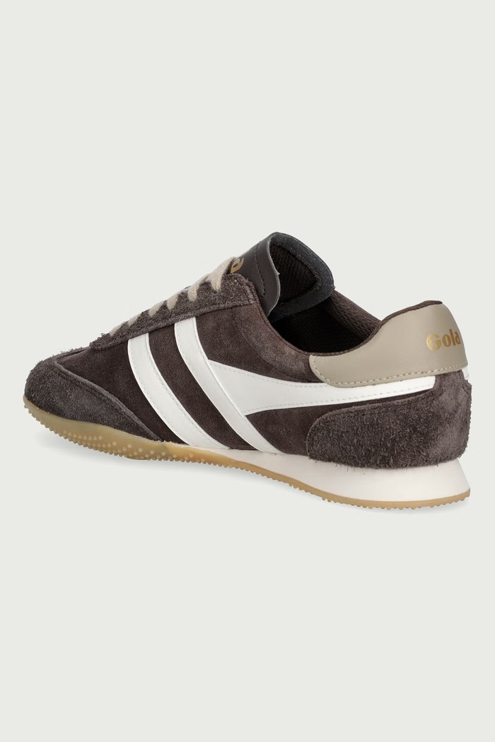 Obuwie Gola Sprinter Suede Trainer sneakersy damskie zamszowe CLB912FW brązowy