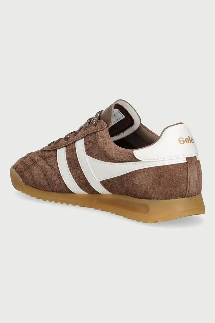 Obuwie Gola Stadium Suede Trainer sneakersy damskie zamszowe CLB808FW brązowy
