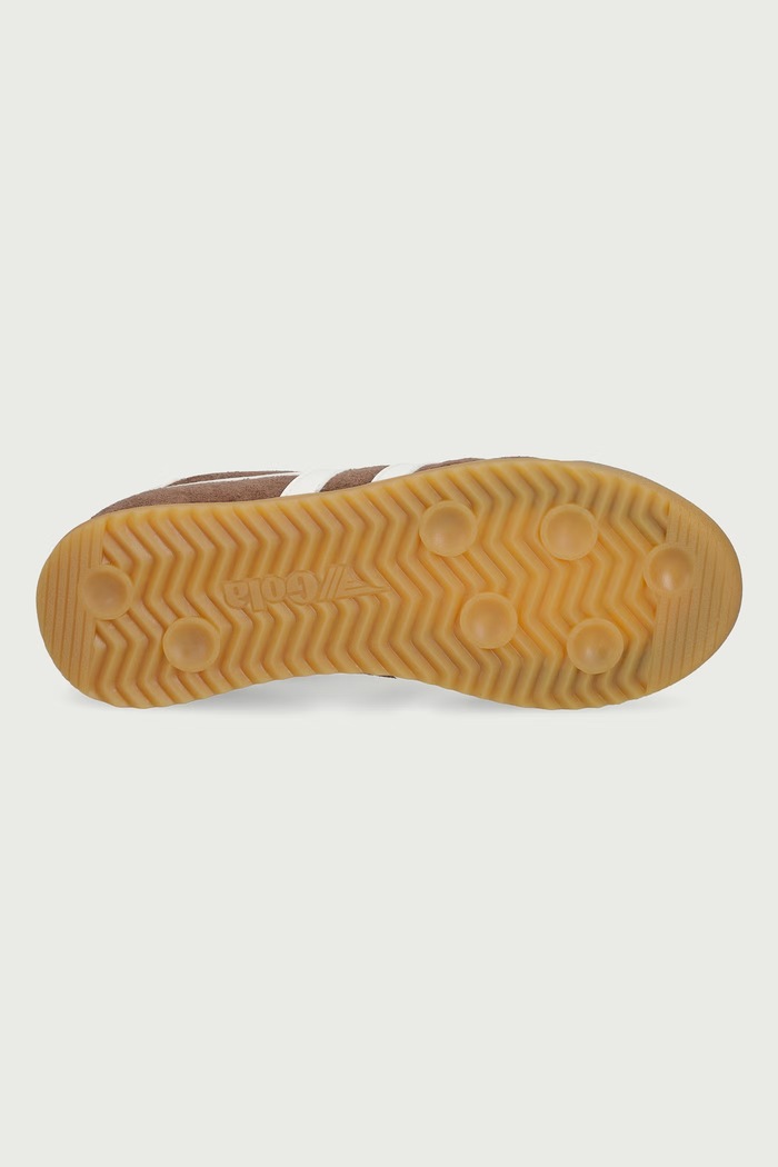 Stadium Suede Trainer sneakersy damskie zamszowe Gola brązowy CLB808FW