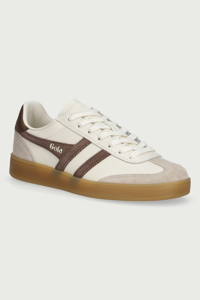 Gola Viper Leather Trainer sneakersy damskie skórzane beżowy CLB744HC