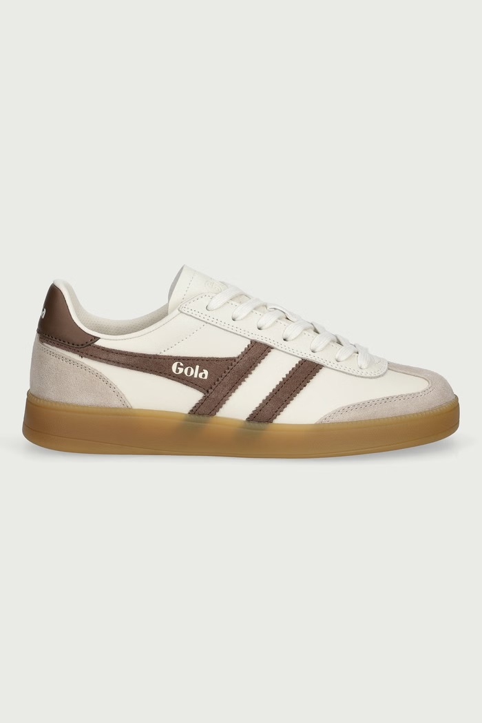 Gola Viper Leather Trainer sneakersy damskie skórzane CLB744HC beżowy ZW26