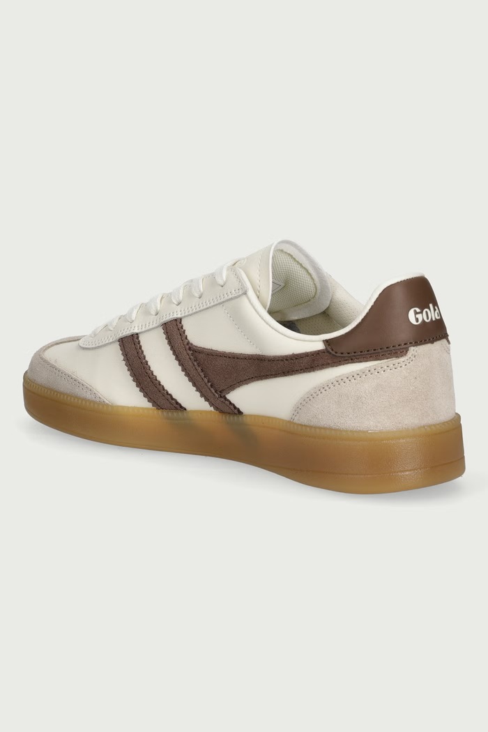 Obuwie Gola Viper Leather Trainer sneakersy damskie skórzane CLB744HC beżowy