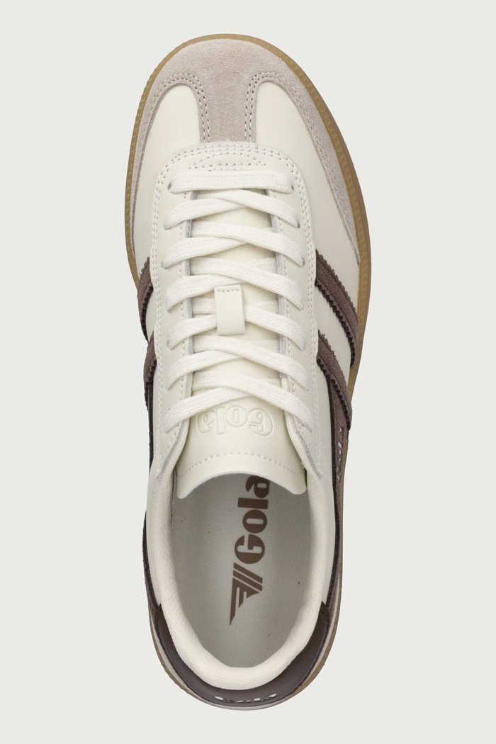 Viper Leather Trainer sneakersy damskie skórzane Gola CLB744HC beżowy