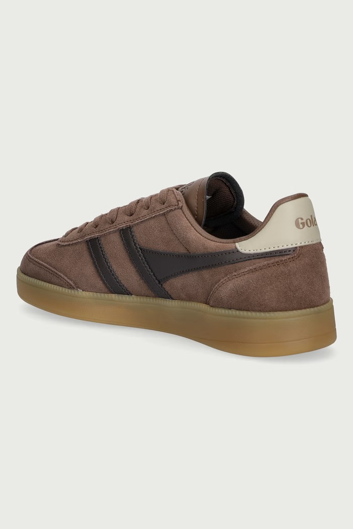 Obuwie Gola Viper Trainer sneakersy damskie zamszowe CLB735LT brązowy
