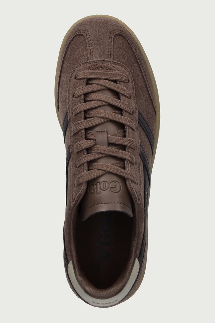 Viper Trainer sneakersy damskie zamszowe Gola CLB735LT brązowy
