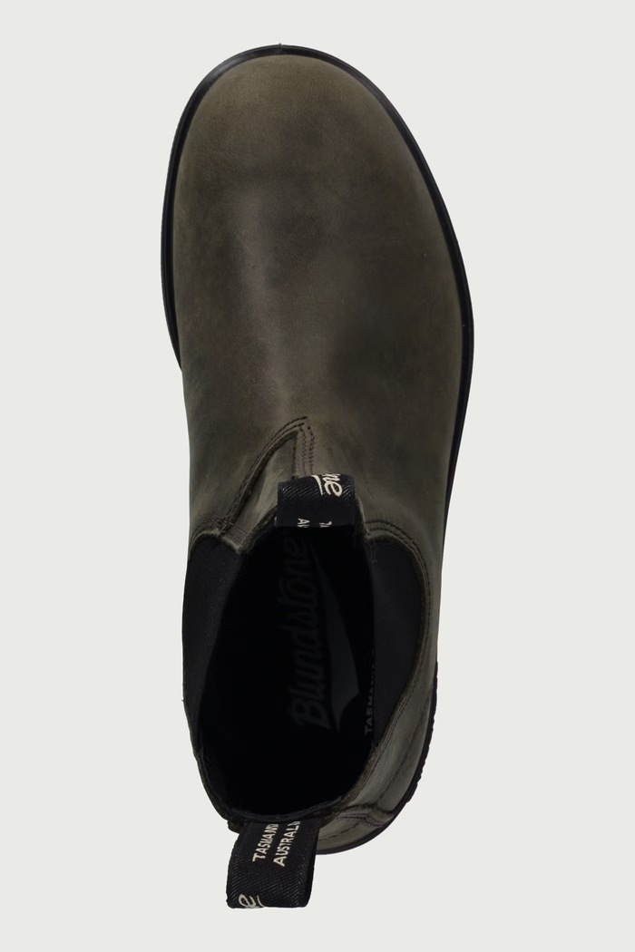 Stivali alla caviglia da donna in pelle 2641 Blundstone 2641.Forest.Night verde