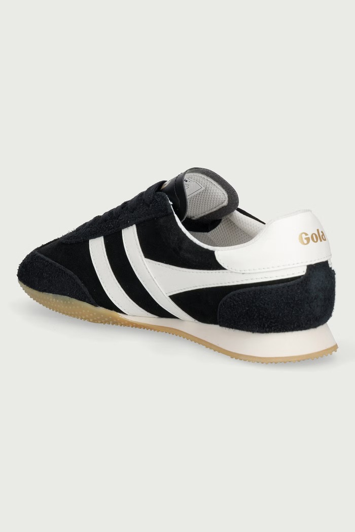 Obuwie Gola Sprinter Suede Trainer sneakersy męskie zamszowe CMB912BW czarny