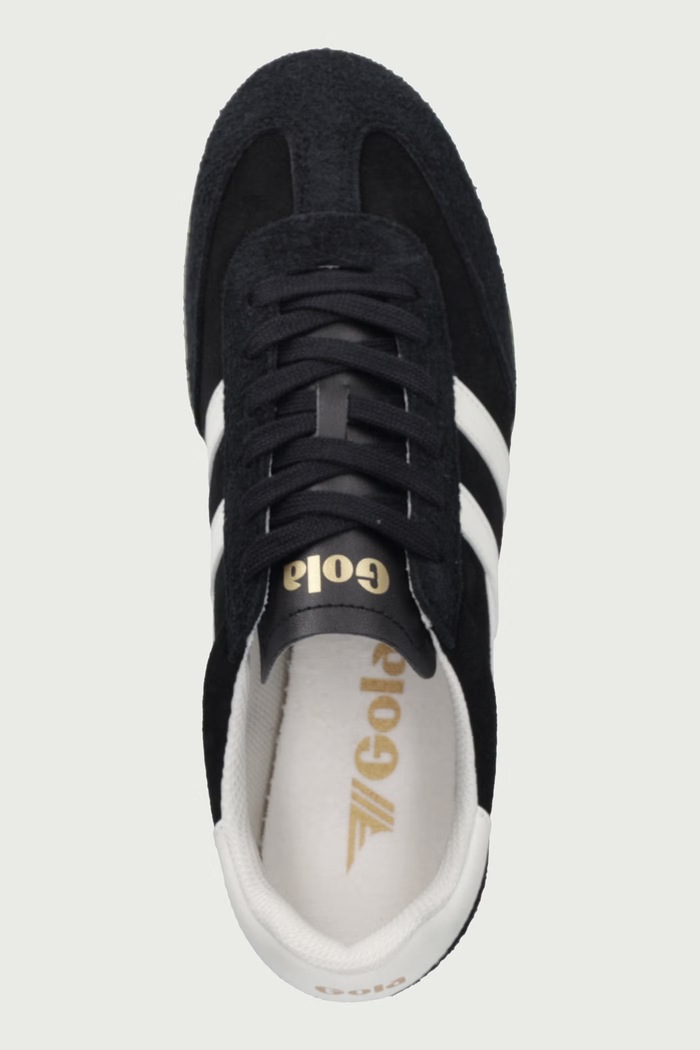 Sprinter Suede Trainer sneakersy męskie zamszowe Gola CMB912BW czarny