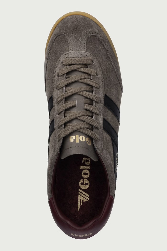 Torpedo Trainer sneakersy męskie skórzane Gola CMB761NA zielony