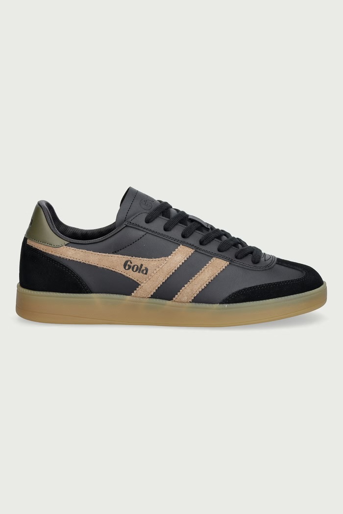 Gola Viper Leather Trainer sneakersy męskie skórzane CMB744BF czarny ZW26
