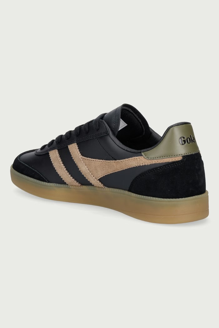 Obuwie Gola Viper Leather Trainer sneakersy męskie skórzane CMB744BF czarny