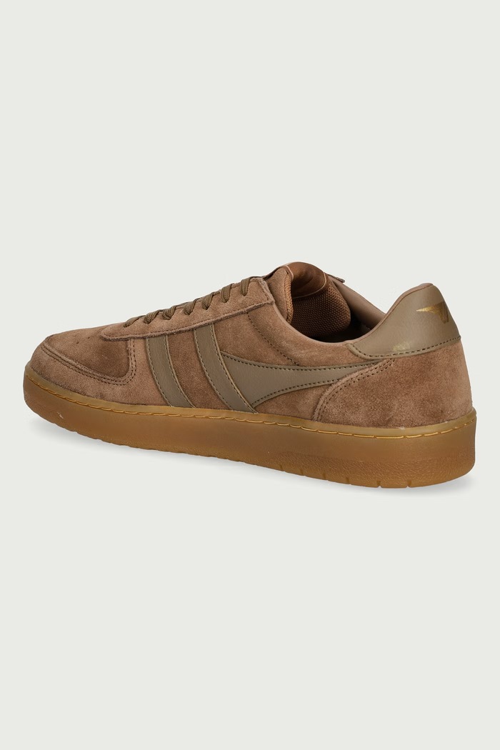 Obuwie Gola Hawk Suede '86 Trainer sneakersy męskie skórzane CMB571CF brązowy