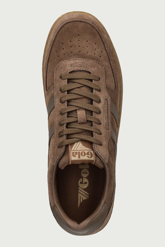 Hawk Suede '86 Trainer sneakersy męskie skórzane Gola CMB571CF brązowy