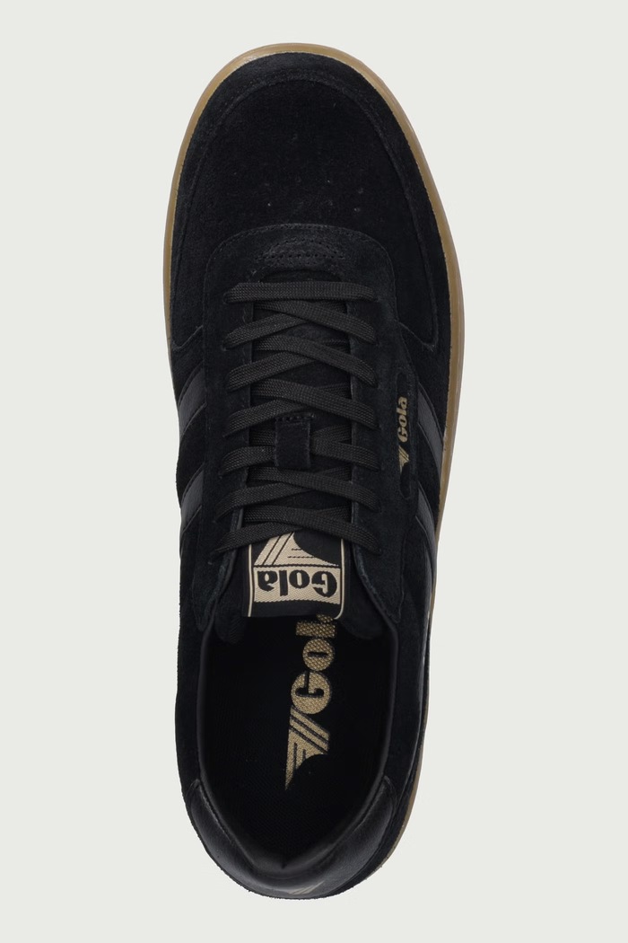 Hawk Suede '86 Trainer sneakersy męskie skórzane Gola CMB571BB czarny