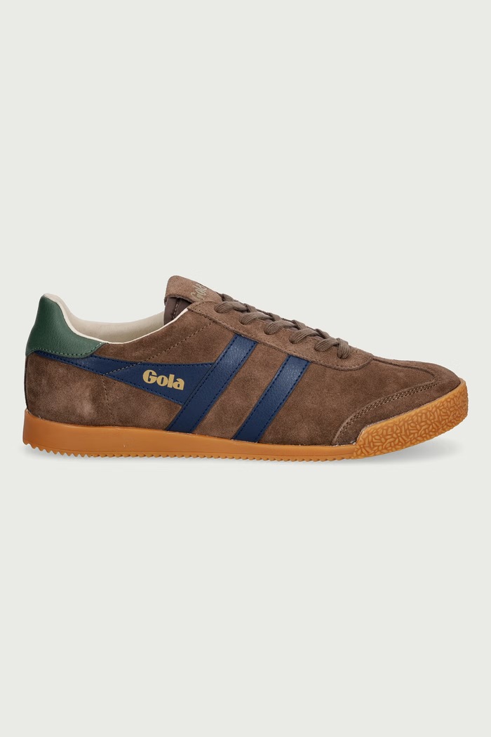 Gola Elan Trainer sneakersy męskie zamszowe CMB538FL brązowy ZW26