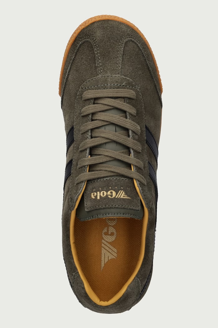 Harrier Trainer sneakersy męskie skórzane Gola CMA192NA zielony