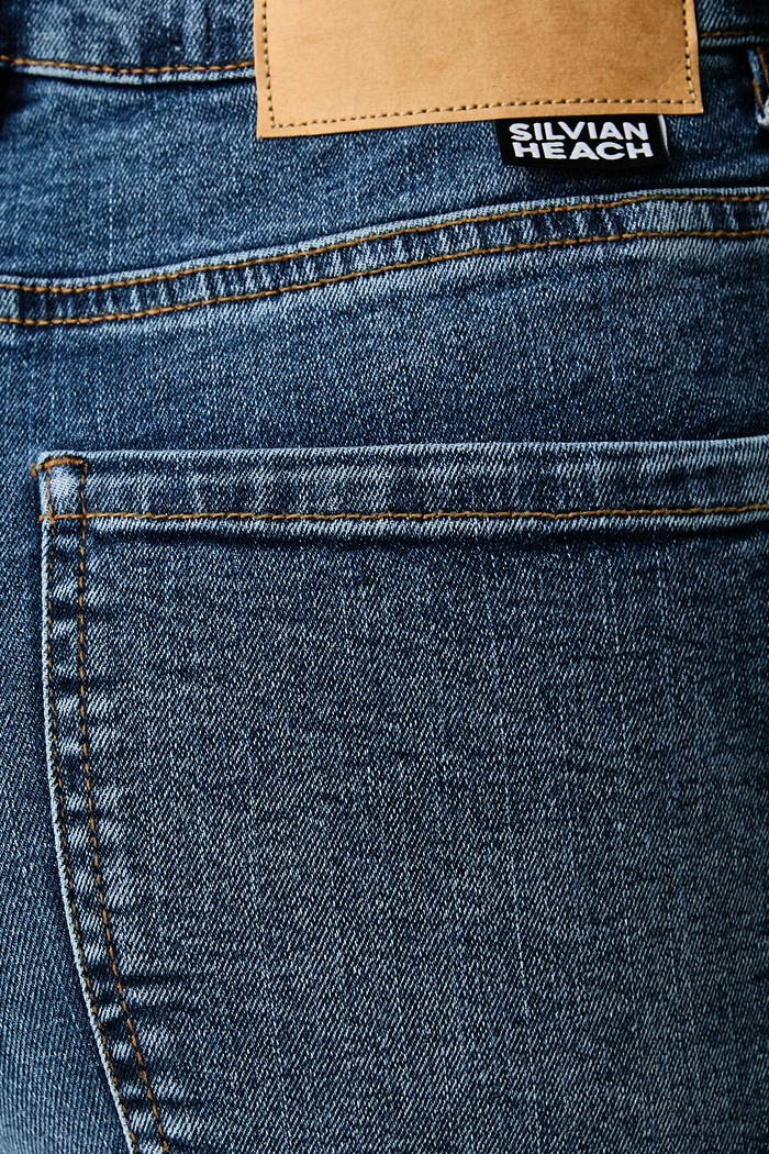 Jeansy flare damskie KODDU Silvian Heach GPA26057JE niebieski