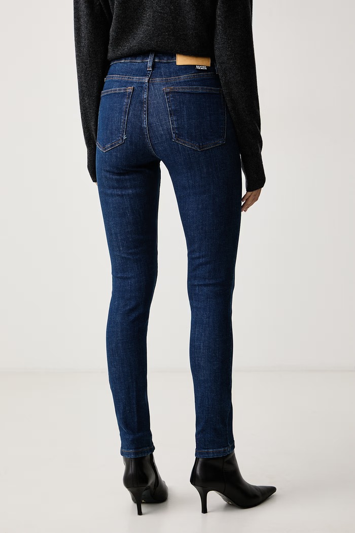 Odzież Silvian Heach Jeansy skinny damskie PALIKKI GPA26043JE granatowy