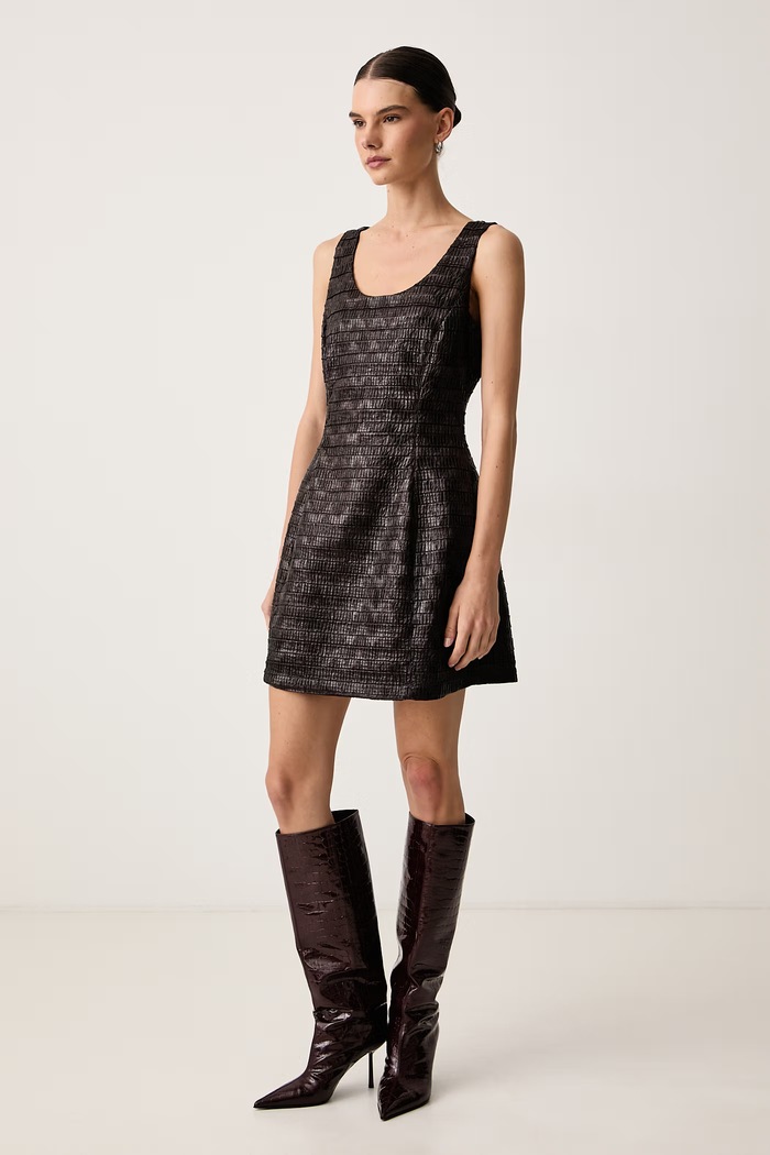 Silvian Heach Sukienka BRUEV GPA26287VE brązowy ZW26