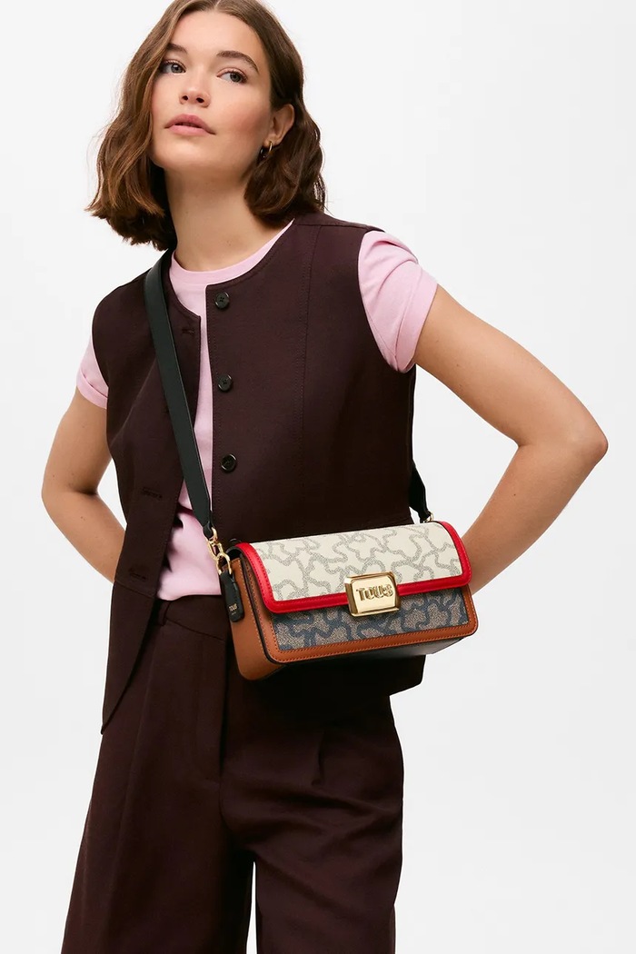 Torebka crossbody damska Tous 2002462103 beżowy