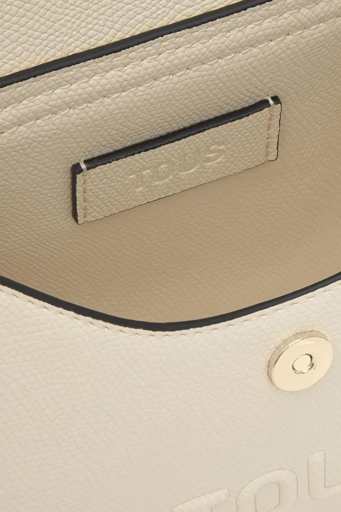 Akcesoria Tous Torebka crossbody damska z imitacji skóry 2002458903 beżowy