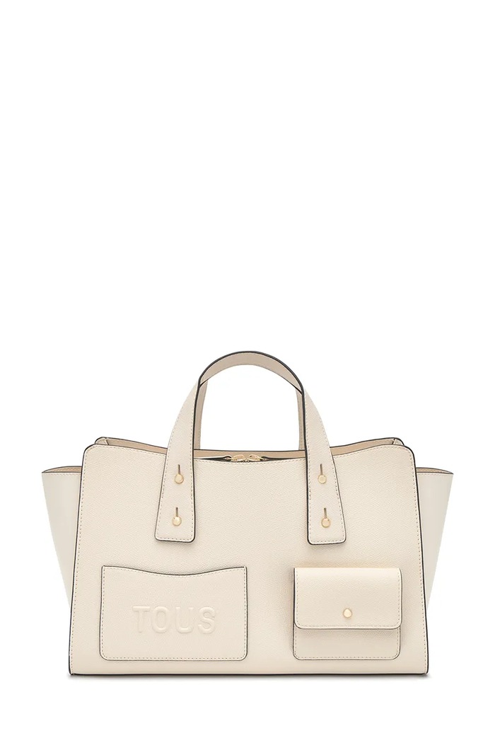 Tous torebka crossbody damska z imitacji skóry beżowy 2002437801