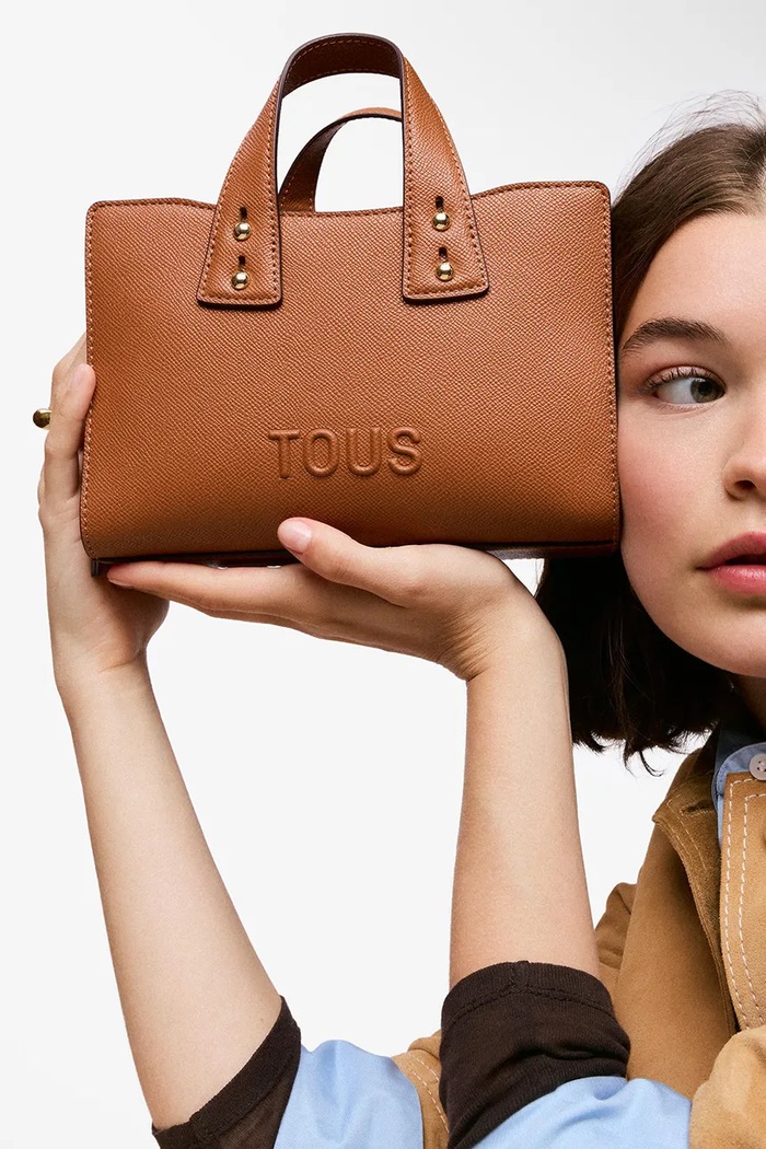 Tous torebka tote damska brązowy 2002373346
