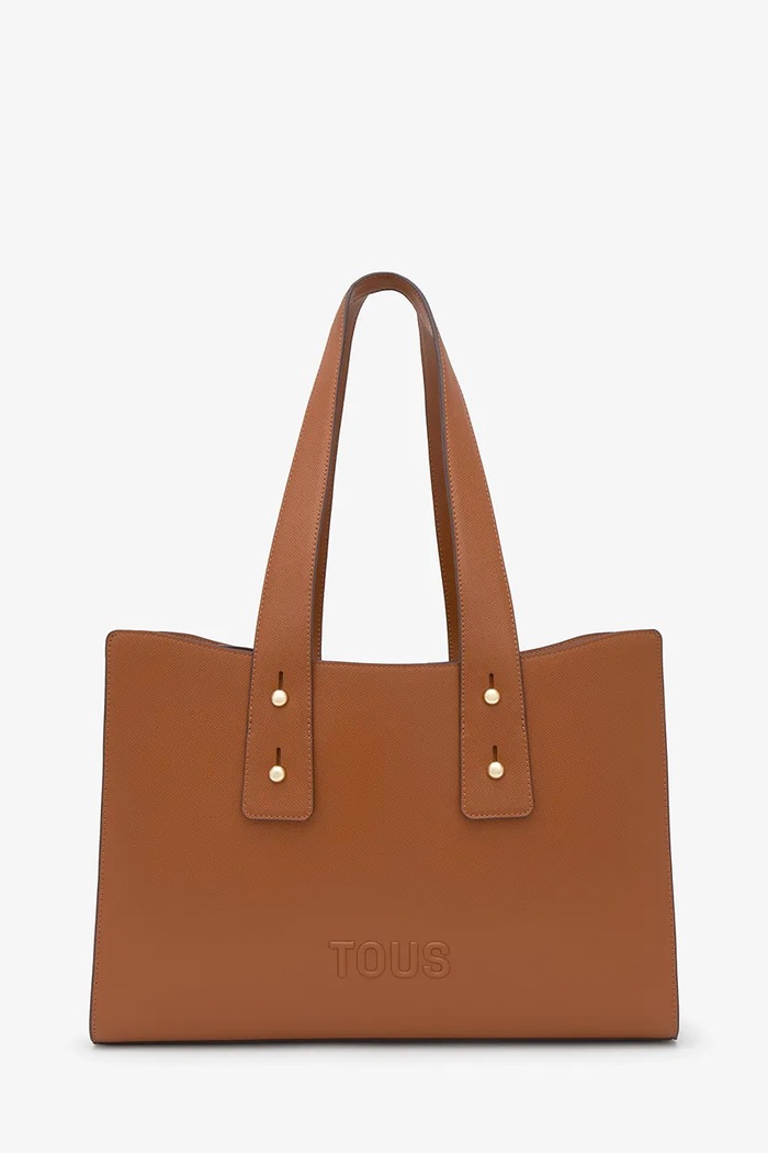 Tous torebka shopper damska z imitacji skóry brązowy 2002373545