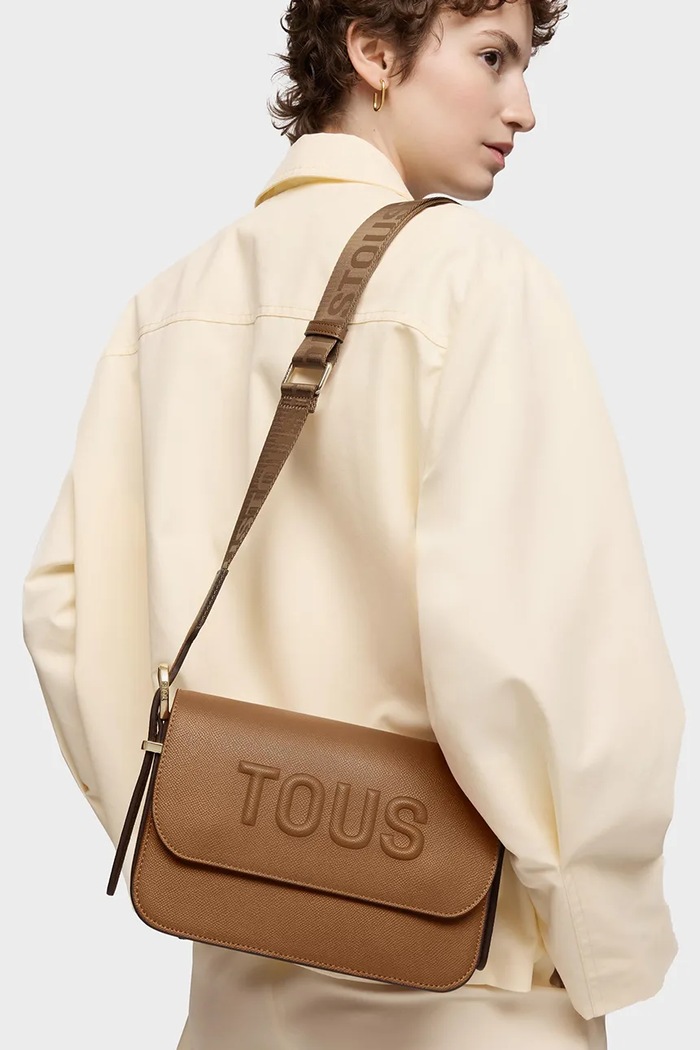 Tous torebka crossbody damska z imitacji skóry brązowy 2002106546