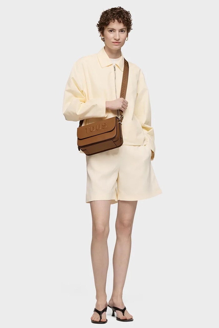 Tous torebka crossbody damska z imitacji skóry 2002106546 brązowy