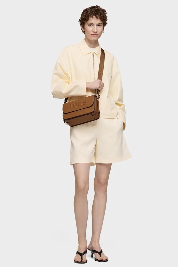 Tous torebka crossbody damska z imitacji skóry 2002106546 brązowy