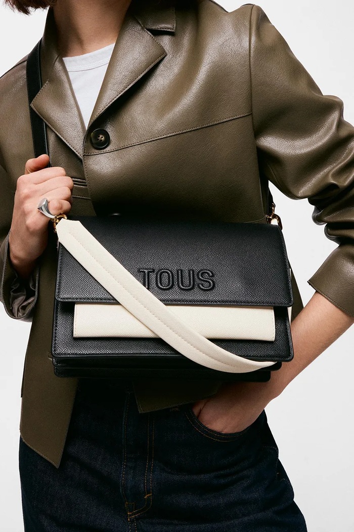 Tous torebka crossbody damska z imitacji skóry 2002358251 czarny
