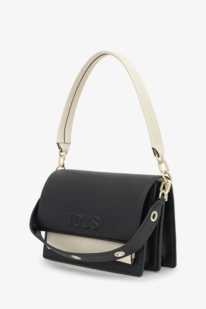 Tous torebka crossbody damska z imitacji skóry 2002358251 czarny ZW26
