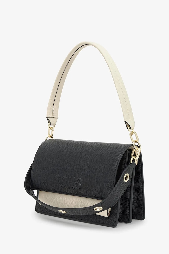 Tous torebka crossbody damska z imitacji skóry 2002358251 czarny ZW26