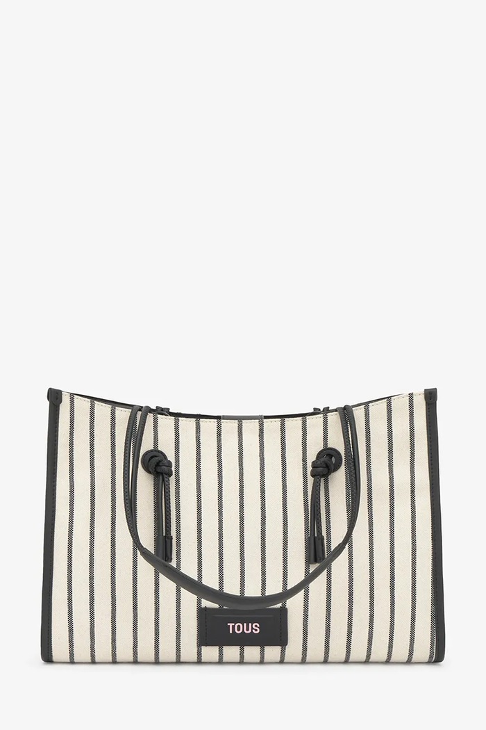 Tous torebka shopper damska 2002439951 czarny ZW26