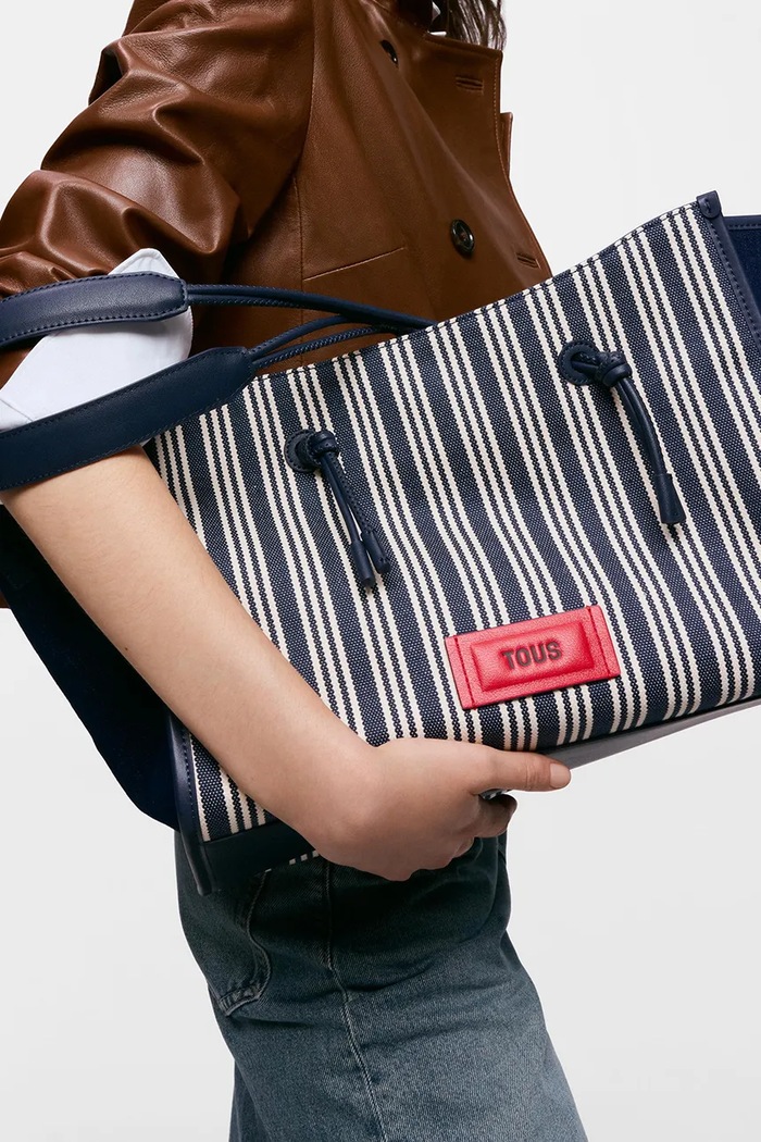 Tous torebka shopper damska 2002439933 granatowy