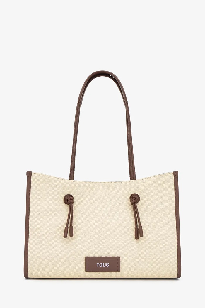 Tous torebka shopper damska beżowy 2002439901