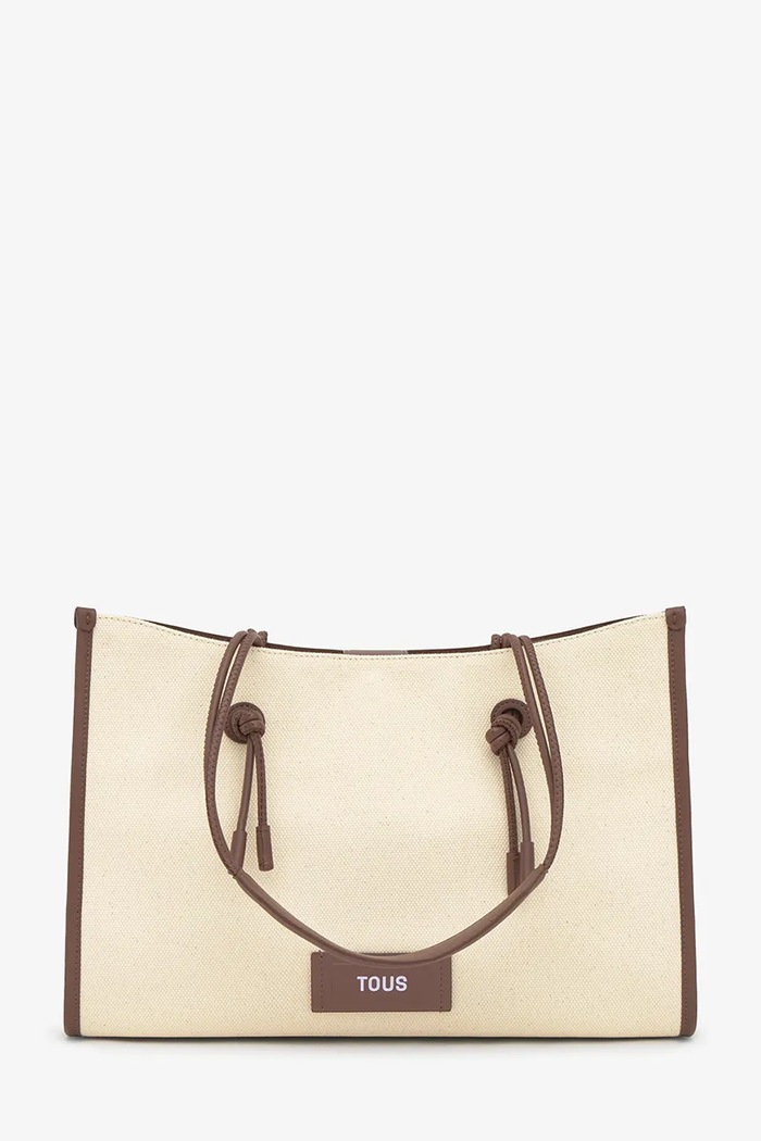Tous torebka shopper damska 2002439901 beżowy ZW26